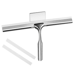 Telgoner Duschabzieher aus Edelstahl 🚿 25cm Duschwischer für Badezimmer und Küche