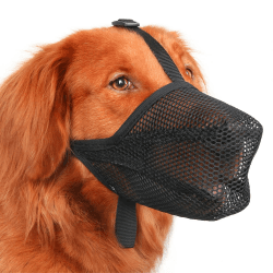 🐾 Weicher Netzmaulkorb für Hunde 🐶 Verstellbare Welpenmaulkörbe!