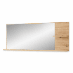 Stella Trading BARI Wandspiegel in Artisan Eiche Optik FSC-Zertifiziert 🌿🪵 - 148 x 60 x 17 cm (B/H/T)