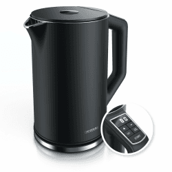 Angebot: Arendo - Edelstahl Wasserkocher mit Temperatureinstellung 40-100 Grad in 5er Schritten 🌡️🍵