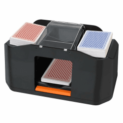 🃏🎲 ZAKVOP Elektrische Kartenmischmaschine mit 2000mAh Akku 🃏🎲
