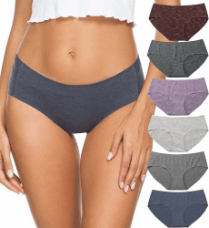 ALTHEANRAY Frauen Unterwäsche - Nahtlose Hipster Bikini Briefs Panties 6er Pack 👙🌟