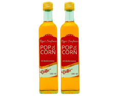 Hopser Food Fun 1 Liter Popcorn Öl mit feinem natürlichen Butteraroma