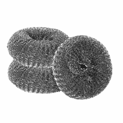 Hand-Geschirrreiniger Edelstahl Schrubber Metall Scheuerschwämme Stahlwolle Pads Hochleistungs Reinigungsbürste Die Küche Edelstahl Besteckbürste Topfbürstenreiniger 3 Pack (Steel Brusher) - SONDERANGEBOT 🌟