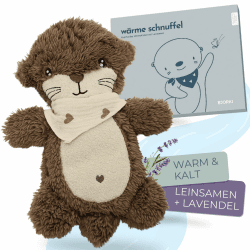 🔥🐻 BJORKI Wärmekissen Baby & Kinder - Kuscheltier mit Leinsamen Füllung