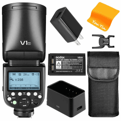 📸 Blitzangebot: Godox V1-S TTL Kamera Blitzkamera Blitzgerät Rund Aufsteckblitz 🌟