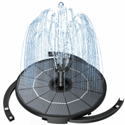 AISITIN Solar Springbrunnen für Draußen mit DIY Solarbrunnen Kit 🌞
