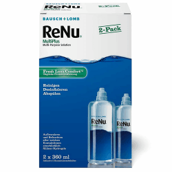👀 Bausch + Lomb ReNu MultiPlus Kombilösung Doppelpack - 2 x 360 ml 👁️