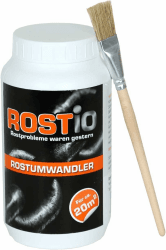Rostio Rostumwandler & Grundierung 🛠️ | Rostkonverter mit Pinsel | 1 Liter