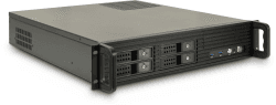 🔥 Super Deal: Inter-Tech 48.3cm IPC 2U-2504 2HE Storage o.PSU mit 4x Wechselrahmen