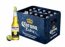 🍻 Corona Extra Premium Lager Flaschenbier - 20er Kiste 🌴☀️