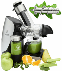 🥦🍏🍇 GREEN-PRESS EDELSTAHL Slow Juicer 304 Edelstahl BPA-frei | Deutscher Testsieger 2023