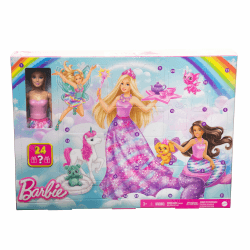 🎁 Barbie Dreamtopia Märchen-Adventskalender mit Puppe und 24 Überraschungen 🎄