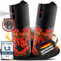 🔥🛡️ Wilhelm Pfefferspray Tierabwehr Selbstverteidigung CS Gas KO Spray hochdosiert