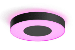Philips Hue Bundle Aktion z.B. Philips Hue Bluetooth Deckenleuchte Infuse White & Color Ambiance in Schwarz 52,5W 3700lm mit Bridge