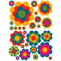 Autoaufkleber Blumen Gänseblümchen Prilblumen Tuning - 27/54/108 Stück 🌼🌸