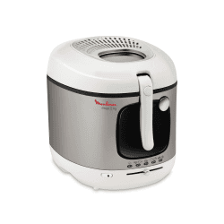 🍟 Super Deal: Moulinex Mega 2kg Fritteuse in Weiß/Silber! 🌟