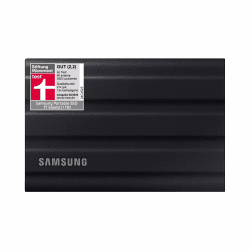 🚀 Samsung Portable SSD T7 Shield, 1 TB, USB 3.2 Gen.2, 1.050 MB/s Lesen, 1.000 MB/s Schreiben