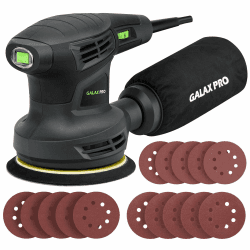 🔥 Angebot: GALAX PRO Exzenterschleifer 280W 13000 OPM mit 15 Stückchen Schmirgelpapier