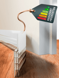 🚪💨 Zugluftstopper für Türen 100cm Transparent - Türdichtung Selbstklebend extra stark