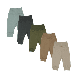 👶 MEA BABY Unisex Baby Hose 5er Pack aus 100% Baumwolle 👖