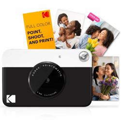 📸🎁 KODAK Printomatic Sofortbild-Digitalkamera - Hochwertige Fotos auf Zink 2x3" Klebefotopapier