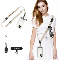 MoKo Universal Phone Lanyard Nylon Verstellbarer Handy-Crossbody-Gurt Abnehmbar