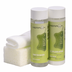 🌟 KERALUX 4-teiliges Pflegeset P für pigmentierte Glattleder 🌟