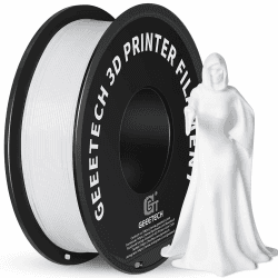 🌟 Super Angebot! GEEETECH PLA-Filament, 1,75 mm, 3D-Drucker, Weiß A-White PLA 🌟