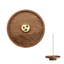 Holzlotus Räucherstäbchenhalter 🌸 - 20% Rabatt!