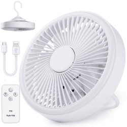 🌀🌬️ GeeRic USB Tischventilator mit 3 Geschwindigkeiten 360° Drehung - Leiser Mini-Ventilator 🌿