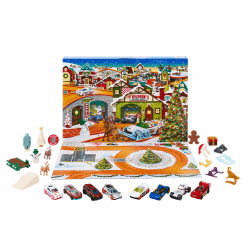 🎁 Hot Wheels Adventskalender - 8 Autos und 16 winterliche Zubehörteile! 🏎️