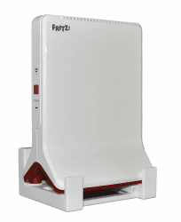 🔧 EasyClick passgenaue Wandhalterung für AVM Fritz Repeater 6000 und 3000 (Weiß) - Deckenmontage möglich