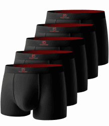 🔥 Super Angebot! GLESTORE Boxershorts Herren Unterhosen Männer 5er Pack Modal Underpants