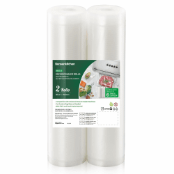Bonsenkitchen Vakuumierbeutel 2 Rollen 30x600 cm - Profi Vakuumrollen für Vakuumierer 🌟