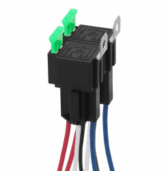 🚗🔧 2 Stück 12V Sicherungsrelais 30A ATO/ATC Flachsicherung mit Kabelbaumsatz