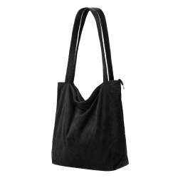 Große Damen Tote Bag aus Cord - Vielseitige Umhängetasche für Schule, Arbeit und Freizeit 🛍️