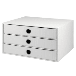 🌟 Rössler Papier 1524452093 - S.O.H.O. 3er Schubladenbox für DIN A4 📦