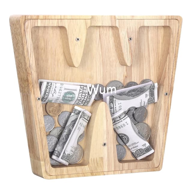 Kreative Holz Buchstaben Spardose für Kinder 🎁🌟