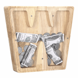Kreative Holz Buchstaben Spardose für Kinder 🎁🌟
