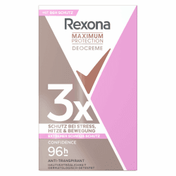 🌸🌿 Rexona Women Maximum Protection Anti Transpirant Deo Creme Confidence 45 ml 🌸🌿