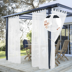 PONY DANCE Outdoor Vorhang Wasserdicht 2er Set 🌞🌿