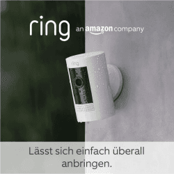 Ring Überwachungskamera außen (Stick Up Cam Battery) | Generalüberholt 🛡️ | Inkl. Akku | Weiß 🔵