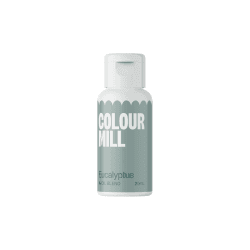 Colour Mill Oil Blend Eucalyptus Lebensmittelfarbe auf Ölbasis - Lebensmittelfarben für Schokolade, Fondant, Cupcakes, Kuchen, Backen, Macaron - Food Coloring für Tortendeko - 20ml Eukalyptus 20 ml 🎨🍰
