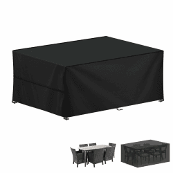 LAMUNI Abdeckhaube Gartenmöbel 220x100x75cm Loungesofa Abdeckung 🌞🌧️🛋️