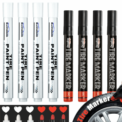 🔥 Deal! Reifenstift Set - Wasserfest & Langlebig 🚗🏍️