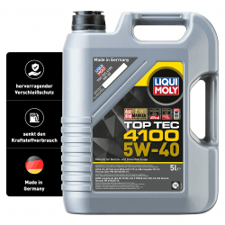 🔥 Super Deal: LIQUI MOLY Top Tec 4100 5W-40 | 5 L | Synthesetechnologie Motoröl