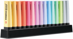 STABILO - Textmarker - BOSS ORIGINAL Pastel - 15er Tischset 🌈🖍️