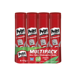 Pritt Klebestift 4x11g - Sicherer & Kinderfreundlicher Kleber 🎨📚
