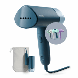 🌟 Philips 3000-Serie Tragbarer Dampfglätter - 1000 W, Kompakt und Faltbar, Blau (STH3000/20) - Angebot
